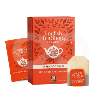 ENGLISH TEA SHOP® Chá Apple, Rosehip & Cinnamon 20 un.
