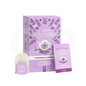 ENGLISH TEA SHOP® Chá Camomilla & Lavanda 20 un.