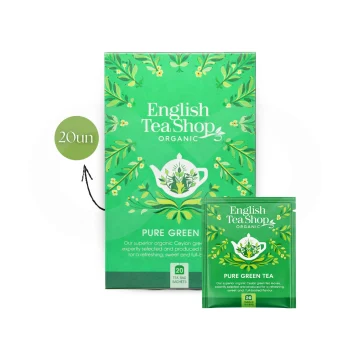 ENGLISH TEA SHOP® Chá Pure Green Tea 20 un.