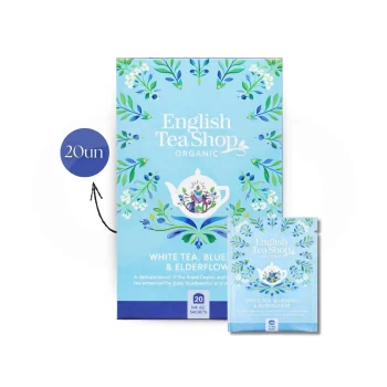 ENGLISH TEA SHOP® Chá Mirtilo E Flor Sabugueiro 20 un.
