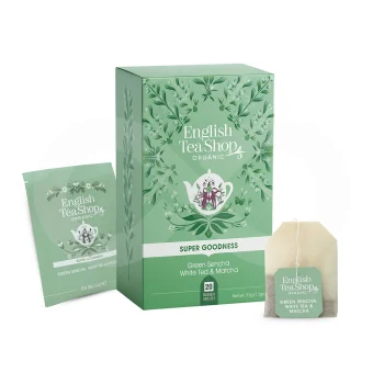 ENGLISH TEA SHOP® Chá Sencha, Branco & Matcha 20 un.