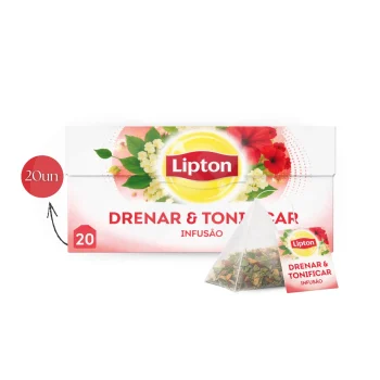 LIPTON® Chá Drenar & Tonificar 20 un.
