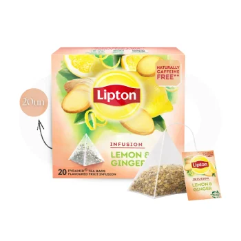 LIPTON® Chá Lemon & Ginger 20 un.