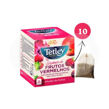 TETLEY® Chá Frutos Vermelhos 10 un.