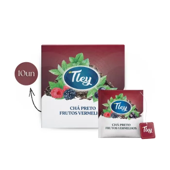 TLEY® Chá Preto & Frutos Vermelhos 10 un.