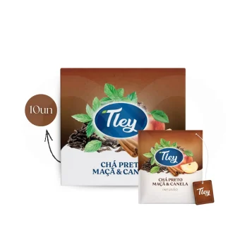 TLEY® Chá Preto Maça & Canela 10 un.