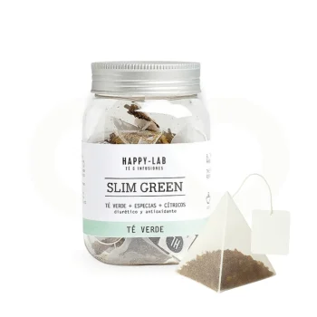 HAPPY-LAB® Chá Slim Green 14 un.