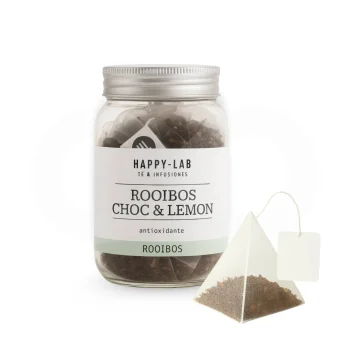 HAPPY-LAB® Chá Rooibos Choc & Limão 14 un.