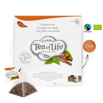 TEA OF LIFE® Chá Preto & Canela 25 un.