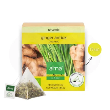 ALMA® Chá Ginger Antiox 15 un.