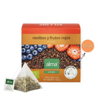 ALMA® Chá Rooibos & Frutos Vermelhos 15 un.