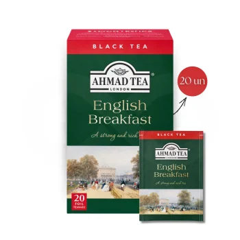 AHMAD TEA® Chá English Breakfast 20 un.