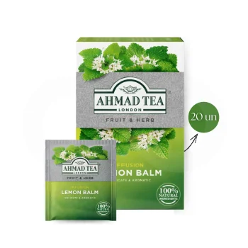 AHMAD TEA® Chá Lemon Balm 20 un.