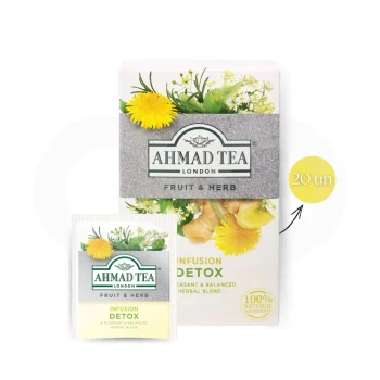 AHMAD TEA® Chá Detox 20 un.
