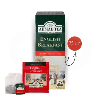 AHMAD TEA® Chá English Breakfast 25 un.