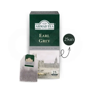 AHMAD TEA® Chá Earl Grey 25 un.