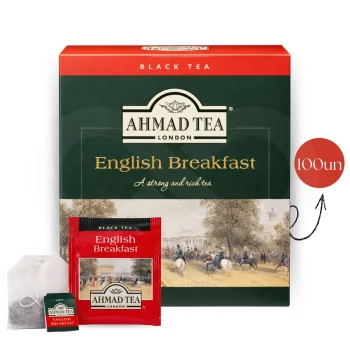 AHMAD TEA® Chá English Breakfast 100 un.