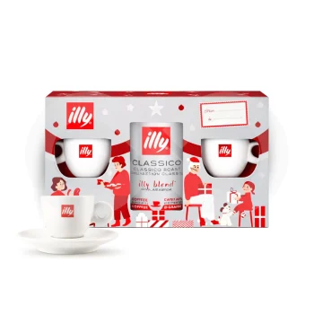ILLY® Kit Classico Moído + 2 Chávenas