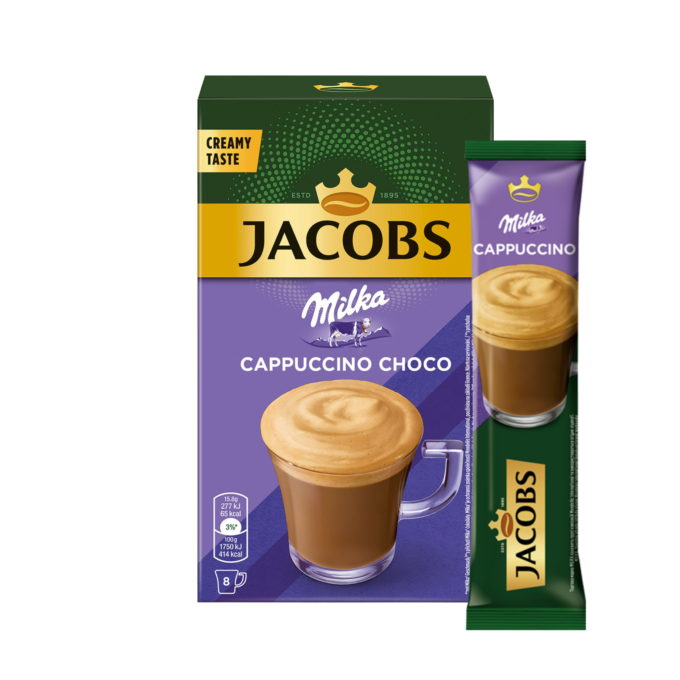 Solúvel Jacobs® Cappuccino Choco 8 x 15.8g