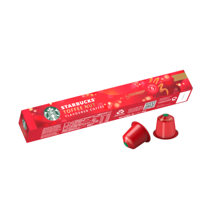 Capsulas Compatíveis Nespresso® Starbucks® Caramelo & Noz 10 unid.