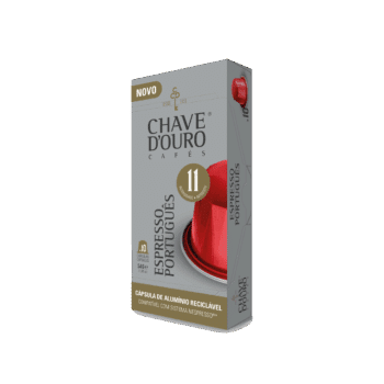 Cápsulas Compatíveis Alumínio Nespresso® Chave D'Ouro® Espresso Português 10 unid. (Cópia)