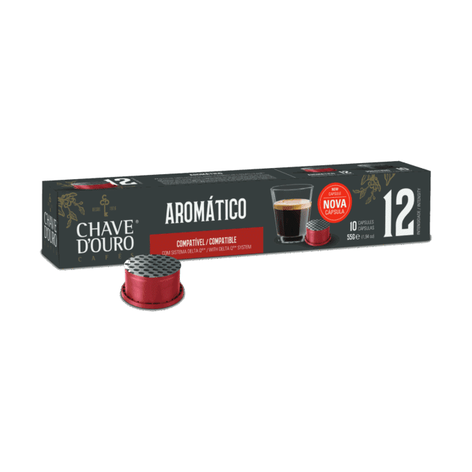 Cápsulas Compatíveis Delta Q® Chave D'Ouro® Aromático 10 unid.