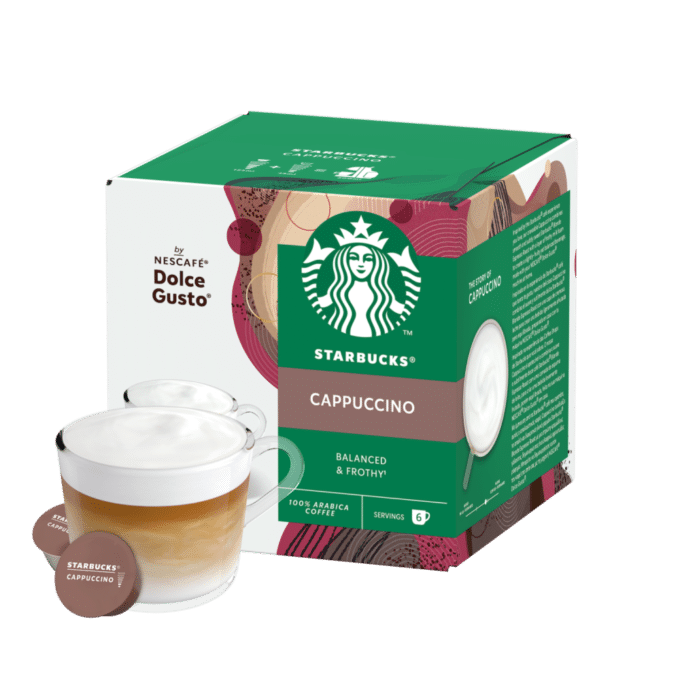 Capsulas Compatíveis Dolce Gusto® Starbucks® Cappuccino 6 unid.