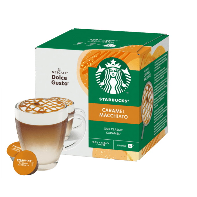 Capsulas Compatíveis Dolce Gusto® Starbucks® Caramel Macchiato 6 unid.