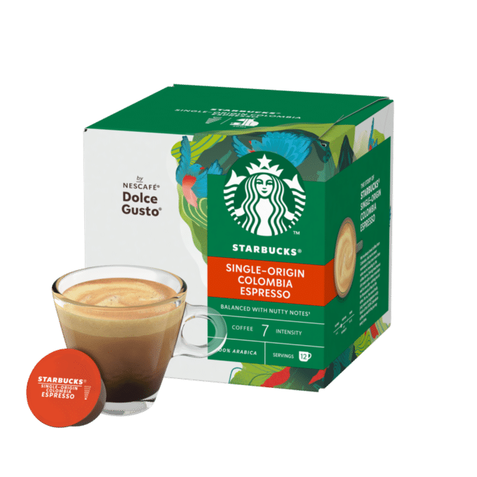 Capsulas Compatíveis Dolce Gusto® Starbucks® Colombia Espresso 12 unid.