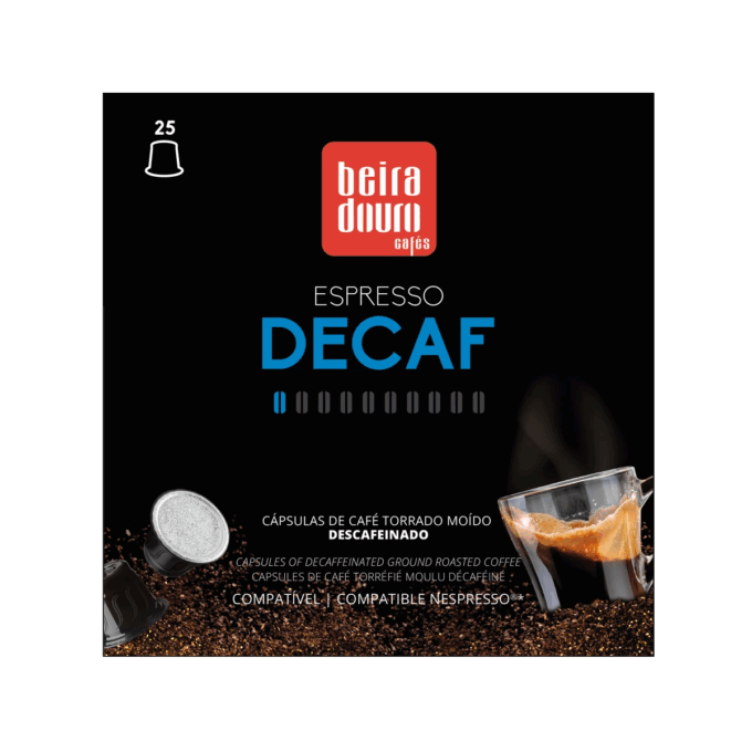 Cápsulas Compatíveis Nespresso® Beira Douro® Decaf 25 unid.