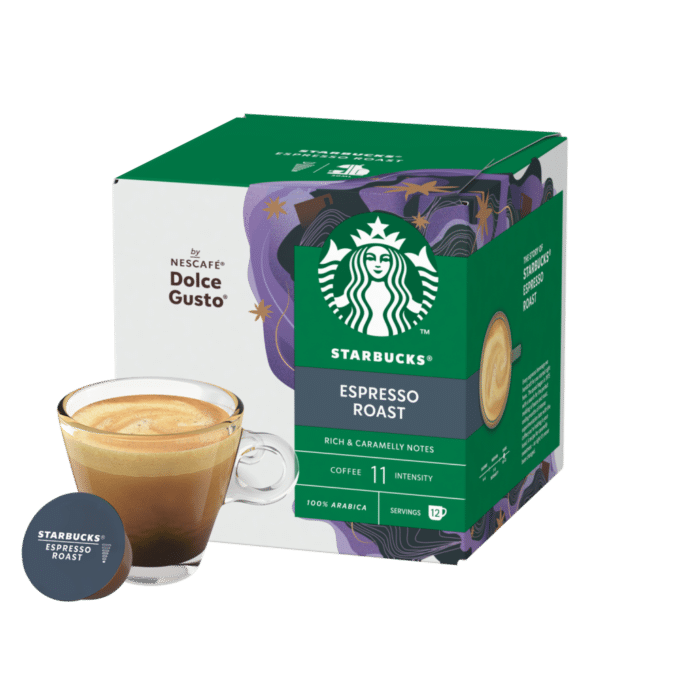 Capsulas Compatíveis Dolce Gusto® Starbucks® Espresso Roast 12 unid.