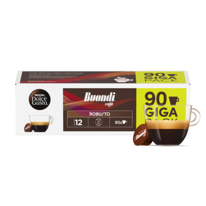 Cápsulas Nescafé® Dolce Gusto® Buondi Robusto Giga Pack 90 unid.