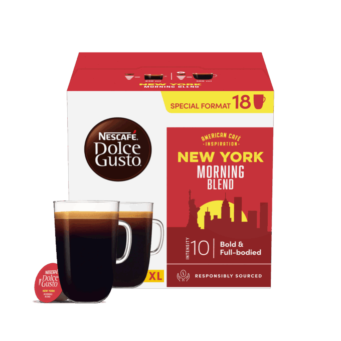 Cápsulas Nescafé® Dolce Gusto® New York 18 unid.