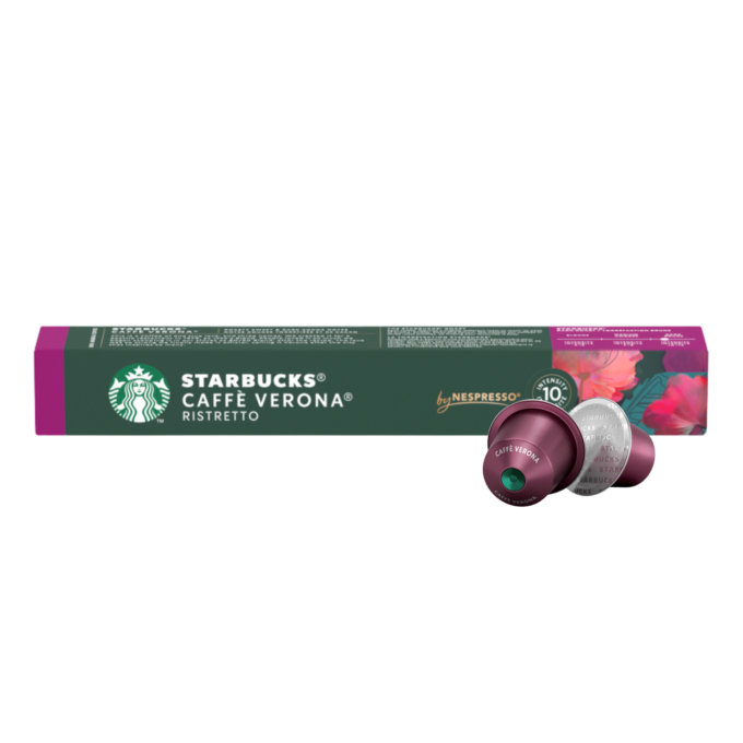 Capsulas Compatíveis Nespresso® Starbucks® Caffe Verona 10 unid.