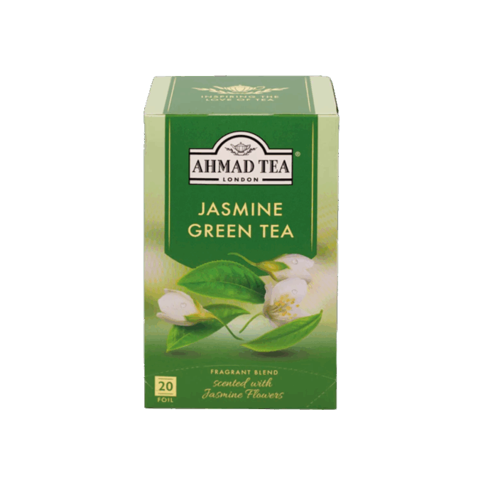 Chá Ahmad® Cha Verde e Jasmin 20 unid.