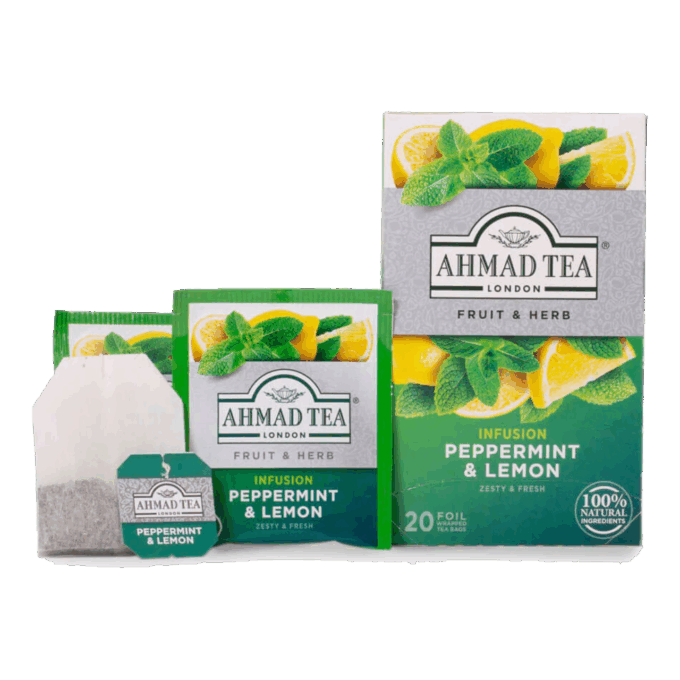 Chá Ahmad® Hortelã & Limão 20 unid.