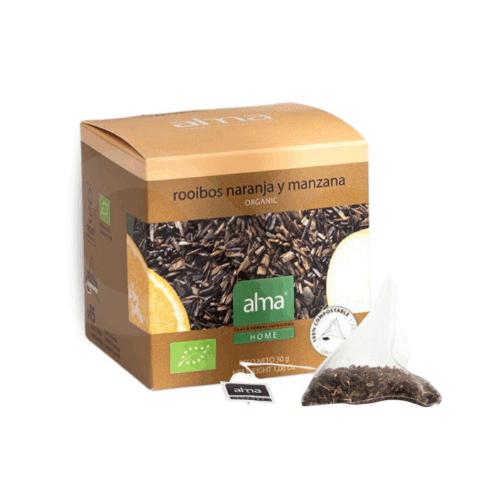 Chá Alma® Rooibos Laranja & Maça 15 unid.
