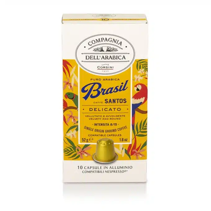 Cápsulas Compatíveis Nespresso® Compagnia Dell'Arabica® Brasil 10 unid.