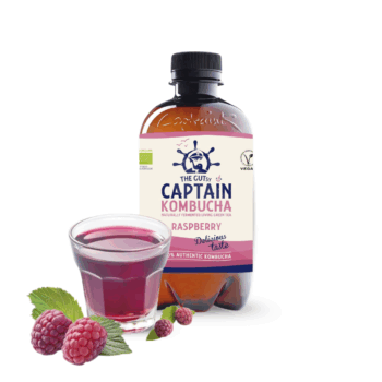 Chá Frio The Gutsy Captain® Kombucha Raspeberry 400 ml