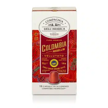 Cápsulas Compatíveis Nespresso® Compagnia Dell'Arabica® Colombia 10 unid.
