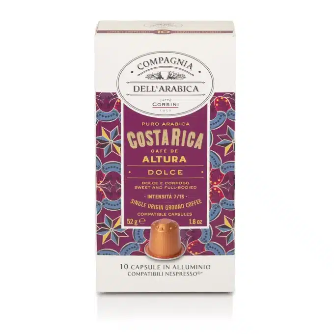 Cápsulas Compatíveis Nespresso® Compagnia Dell'Arabica® Costa Rica 10 unid.