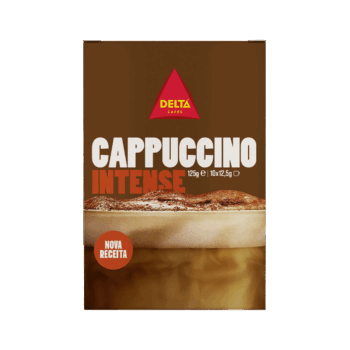 Café Solúvel Delta Cafés® Cappuccino Intense 10 x 12.5g