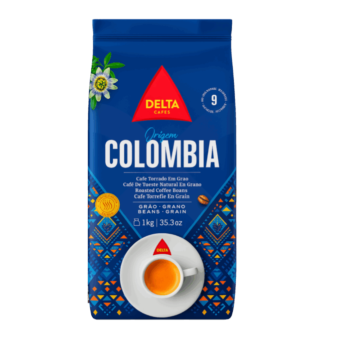 Café Grão Delta Cafés® Colombia 1kg