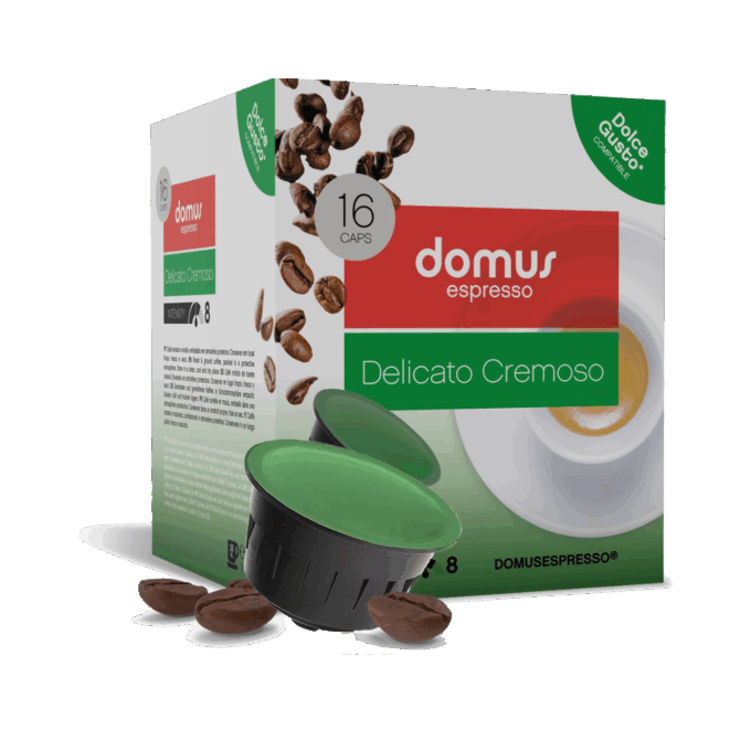 Cápsulas Compatíveis Dolce Gusto® Domus® Delicato Cremoso 16 unid.