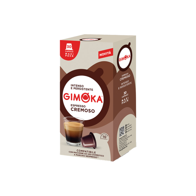 Cápsulas Compatíveis Nespresso® Gimoka® Cremoso 30 unid.