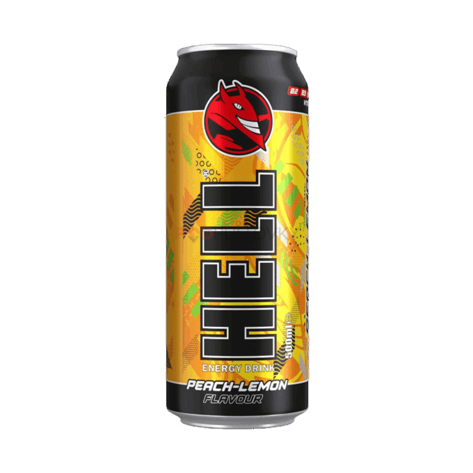 Bebida Energética Hell Energy® Pessego-Limão 500ml