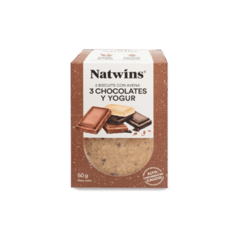 Bolachas Natwins® 3 Chocolate e Iogurte 5 unid