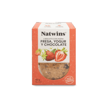 Bolachas Natwins® Morango, Iogurte e Chocolate 5 unid