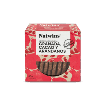 Bolachas Natwins® Romã, Cacau e Mirtilos 8 unid