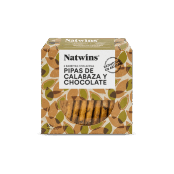 Bolachas Natwins® Sementes de Abóbora e Chocolate 8 unid